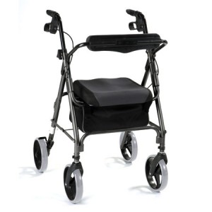 Rollator with Comfort Seat and Bag