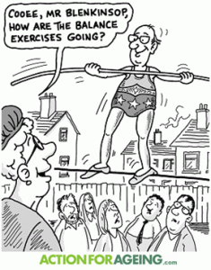 Action for Ageing - How are the balance exercises going?