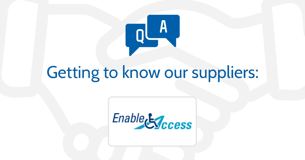 Getting to know our suppliers: Enable Access