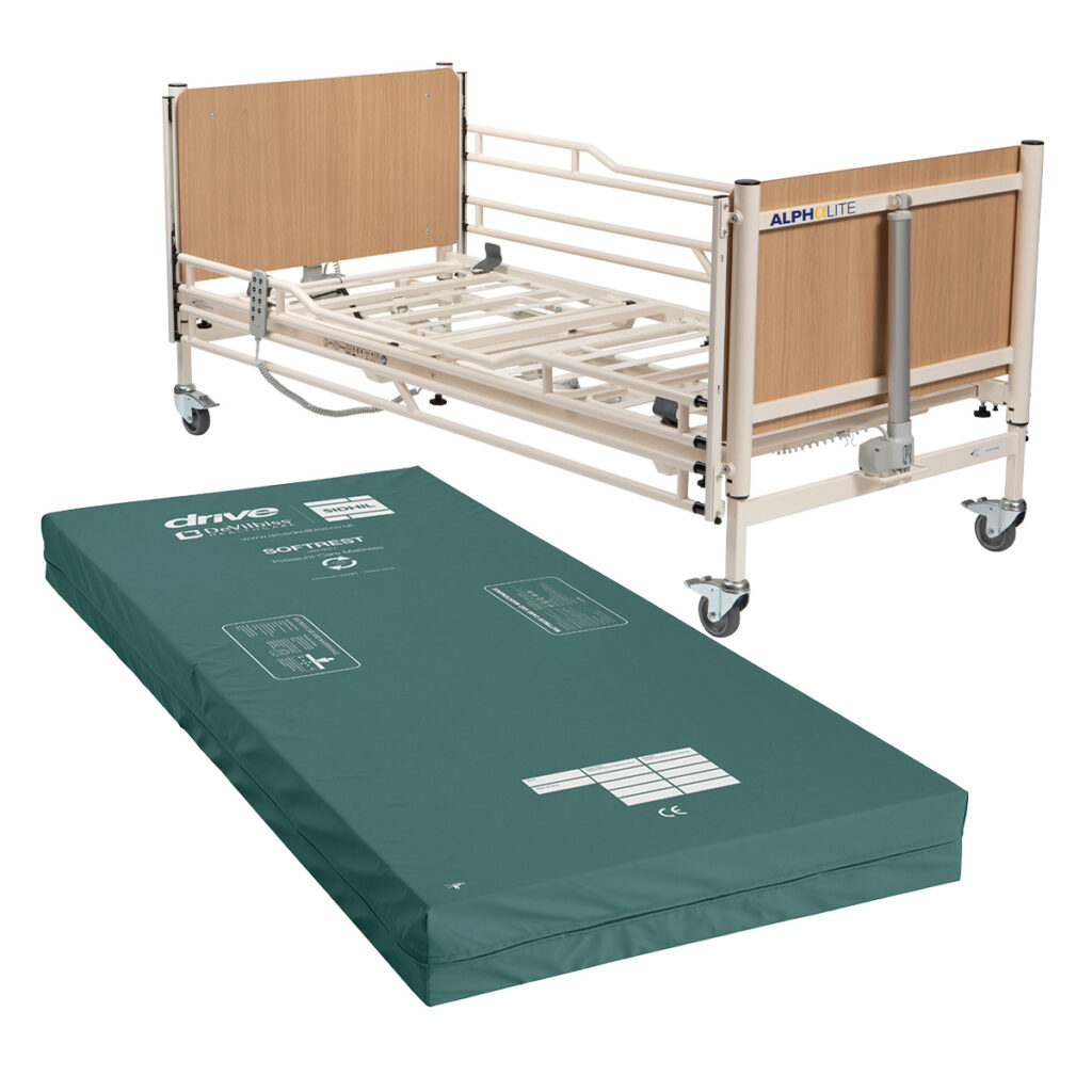 Alphalite Low Bed and Mattress Combination