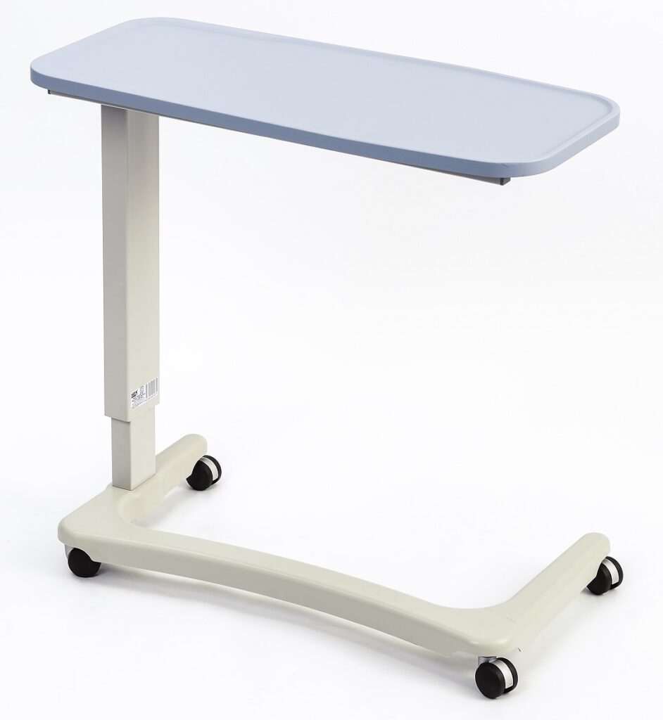 Easylift Overbed Table in Blue