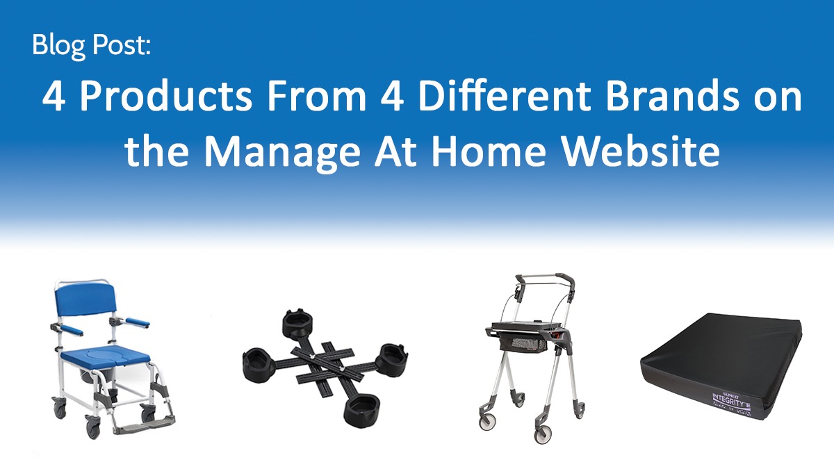 4 Products From 4 Different Brands on the Manage At Home Website